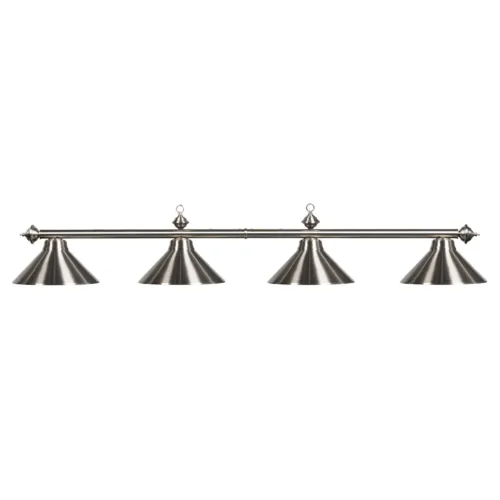 4 SHADE 78" BILLIARD LIGHT - STAINLESS
