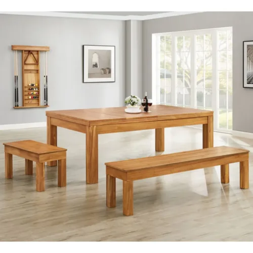 Penelope II Pool Table with Dining Set