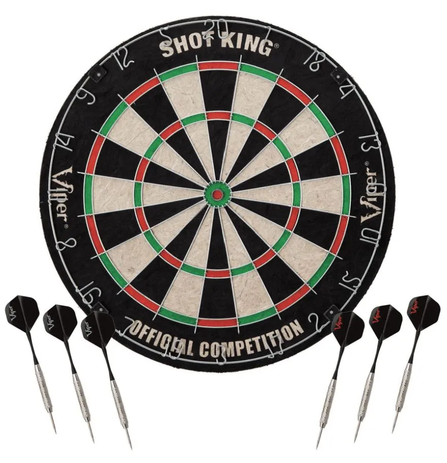 Shot King English Tournament Dart Board