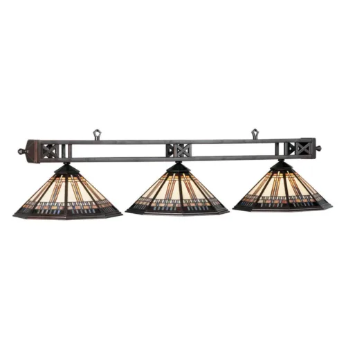 WINSLOW 3 SHADE 54" BILLIARD LIGHT