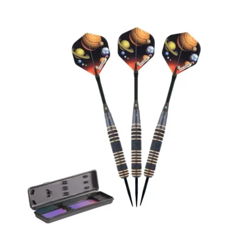 Orbital Steel Tip Dart Set – Elkadart Bronze Alloy Darts for Sisal Boards