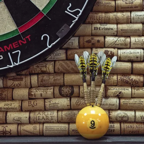 Pool Ball Dart Holder