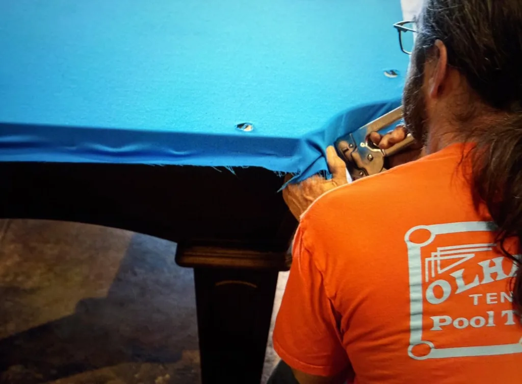 pool table refelting services