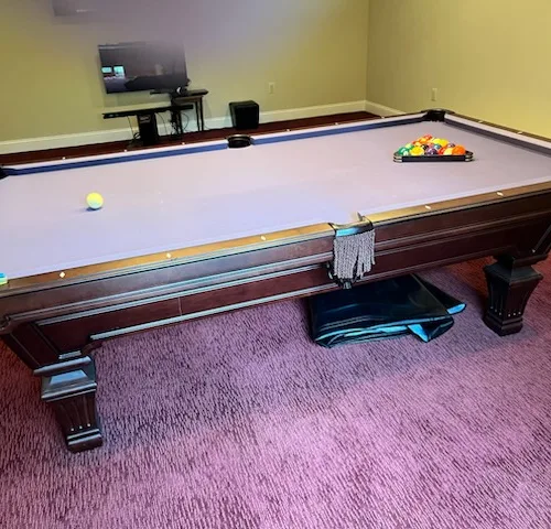 8' Gently Used Olhausen Pool Table