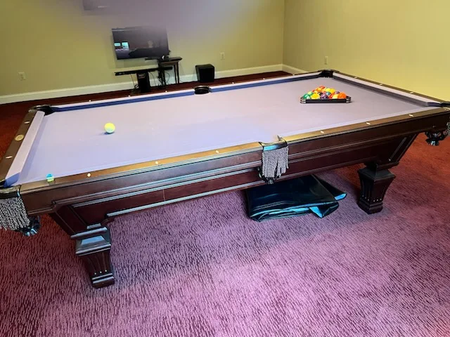 8' Gently Used Olhausen Pool Table